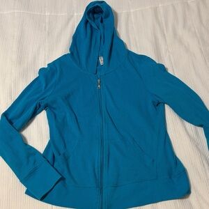 Exertek Women's Teal Zip-Up Hoodie